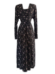 Vintage Floral Maxi Dress