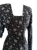 Vintage Floral Maxi Dress