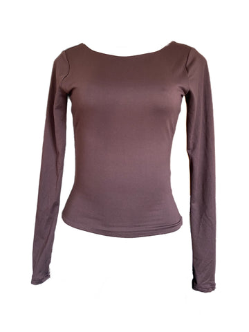 Olivia Top Brown