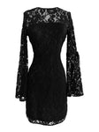 Vintage Black Lace Dress