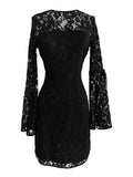 Vintage Black Lace Dress