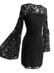 Vintage Black Lace Dress