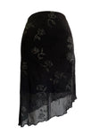 Vintage Mesh Glitter Roses Skirt