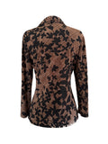 Vintage Brown Floral Top