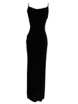 Vintage Black Maxi Dress