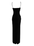 Vintage Black Maxi Dress