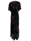 Vintage Floral Beaded Plus Size Dress