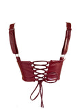 Crimson Corset Top