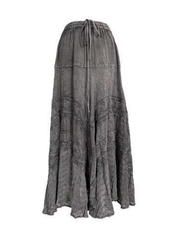 Vintage Grey Maxi Skirt
