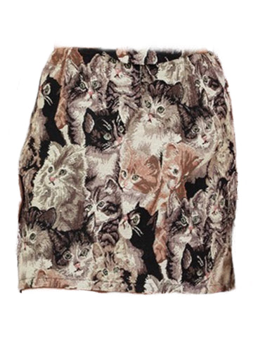 Cats A-Line Skirt